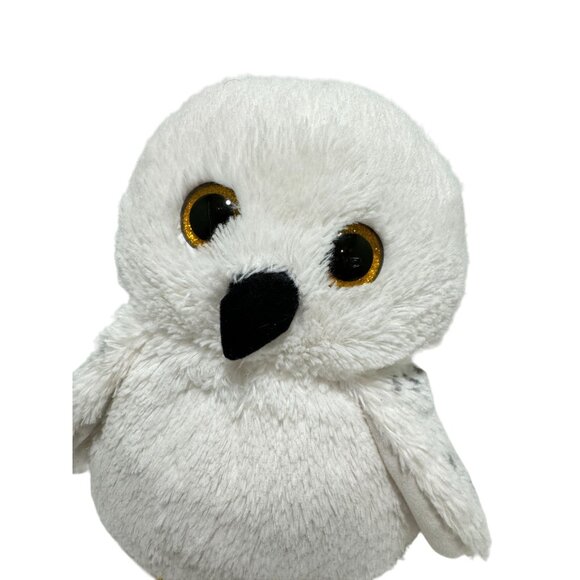 Wizarding World of Harry Potter White Owl HEDWIG Plush Stuffed Owl Glitter Eyes - Picture 2 of 6